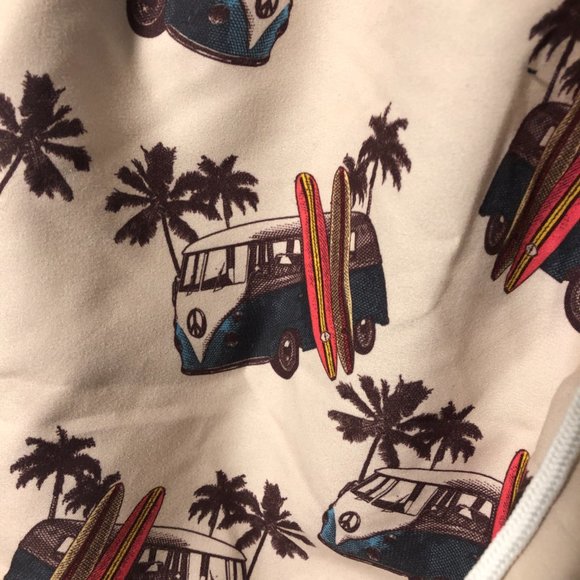 Wave Life men reversible hybrid shorts, Camper van & surf boards, 30 - Picture 2 of 9